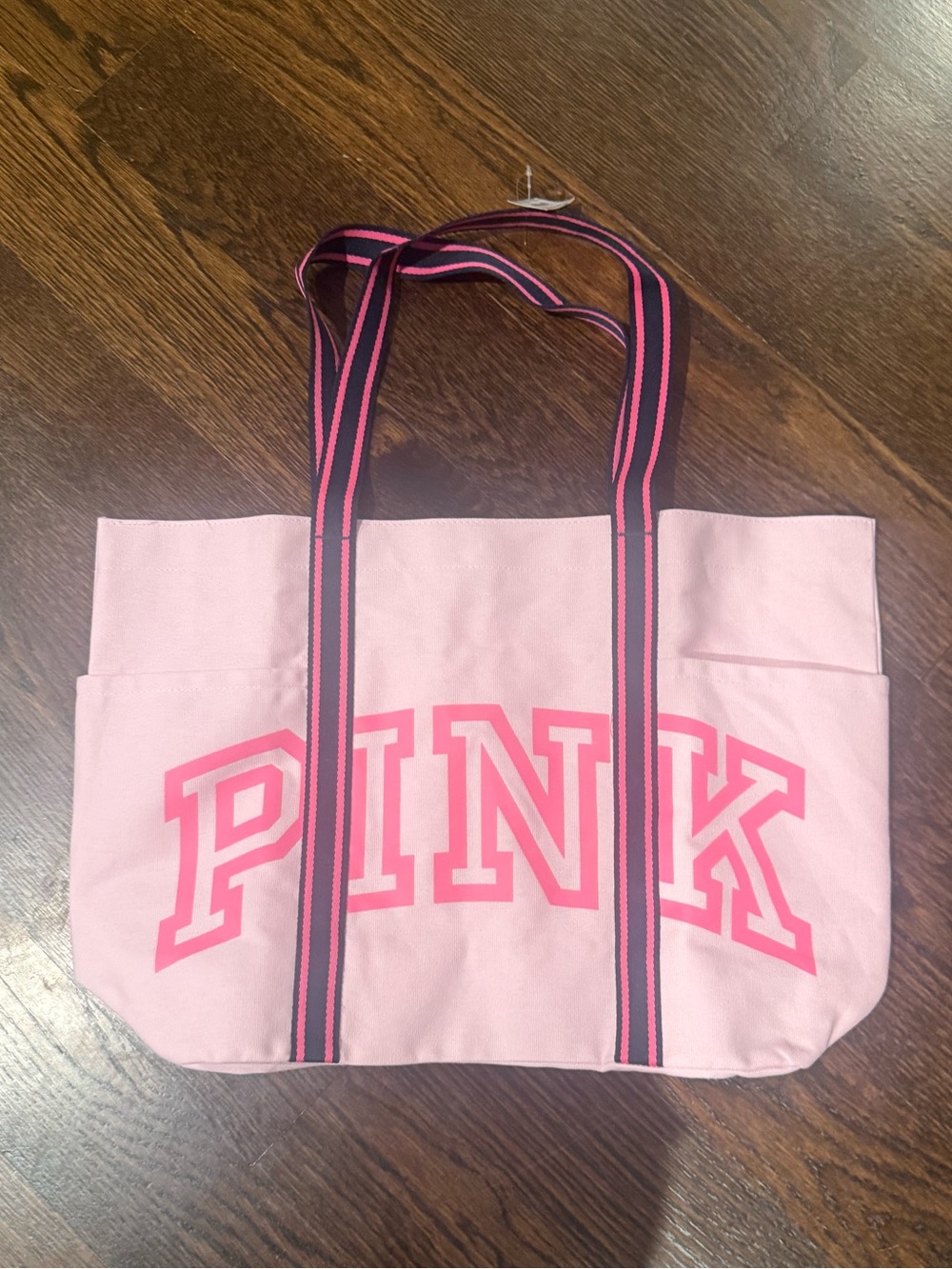 Pink canvas tote - Picture 2 of 5
